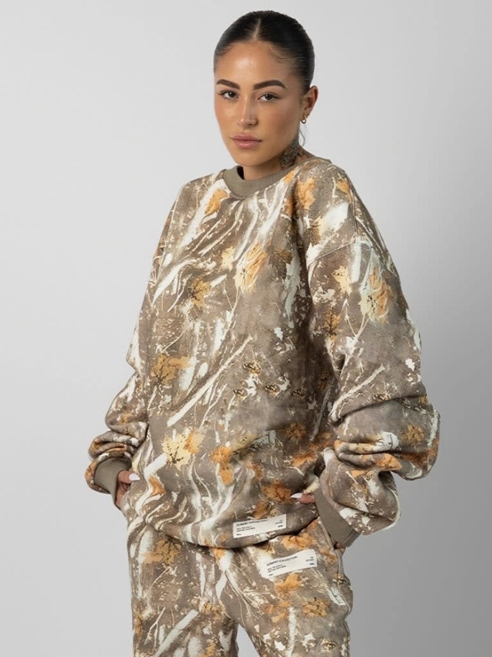 COMFRT camo Crewneck Sweatshirt small oversized